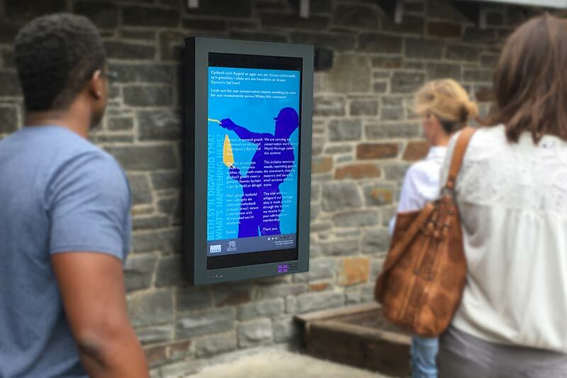 Key features of interactive digital signage.